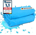 Hochwertige Poolfolie für Rundpool Stahlwand, Blau, Ø 500 x 120 cm, 0.8 mm
