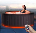Aufblasbarer Whirlpool für 6 Personen mit RGB-LED und UVC-Reinigung - Miweba MSpa Aurora