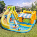 10-in-1 Aufblasbare Wasserspielstation mit Rutsche und Trampolin 433x375x165 cm