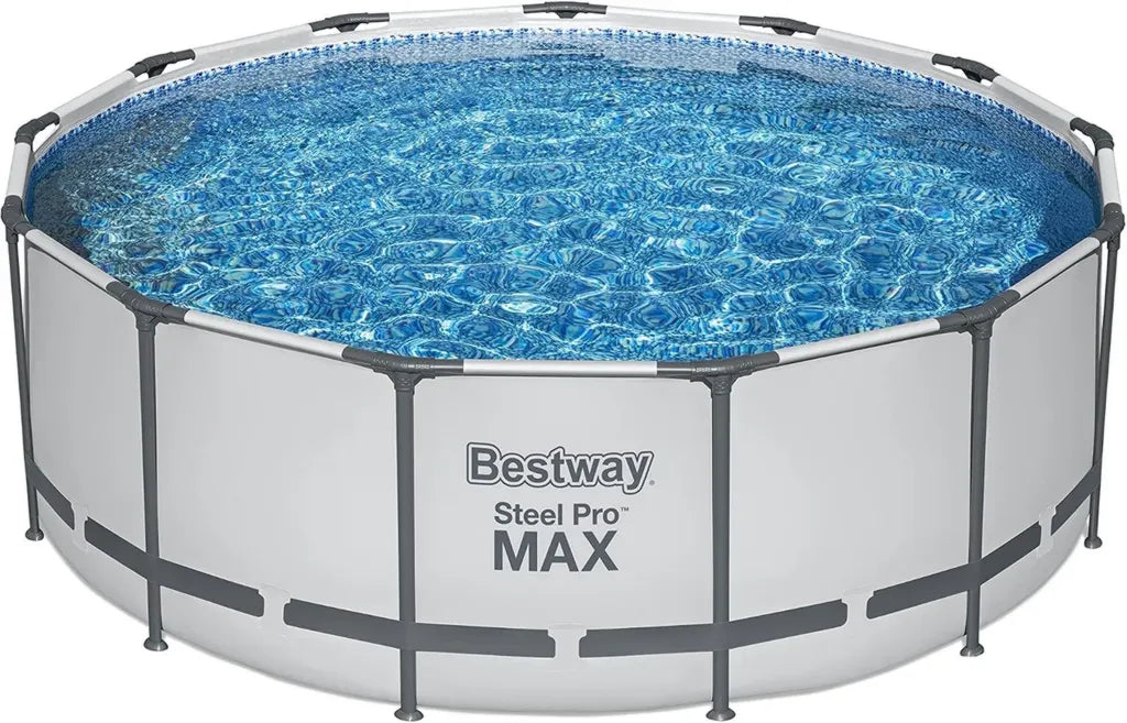 Bestway Stahlrahmen Pool-Set, rund, 396 x 122 cm