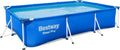 Bestway Stahlrahmen-Pool rechteckig, 300 x 201 x 66 cm, ohne Pumpe, Blau