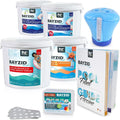 Premium Poolpflege-Set für große Schwimmbäder – Umfassende Wasseraufbereitung mit Chlor, Multi-Tabletten und pH-Regulator