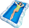 Aufblasbare Sonnenliege für Pool und Garten, ideal für Sommerpartys