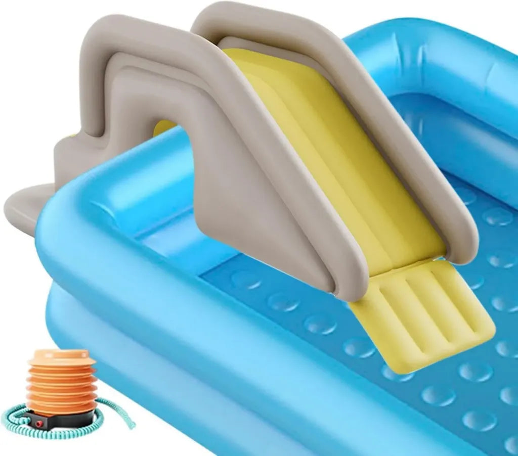 Wasserrutsche für Kinder - Stabiler Outdoor-Wasserspielplatz mit Sicherheitsfunktion