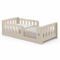 Kinderbett Holz Beige 140x70cm