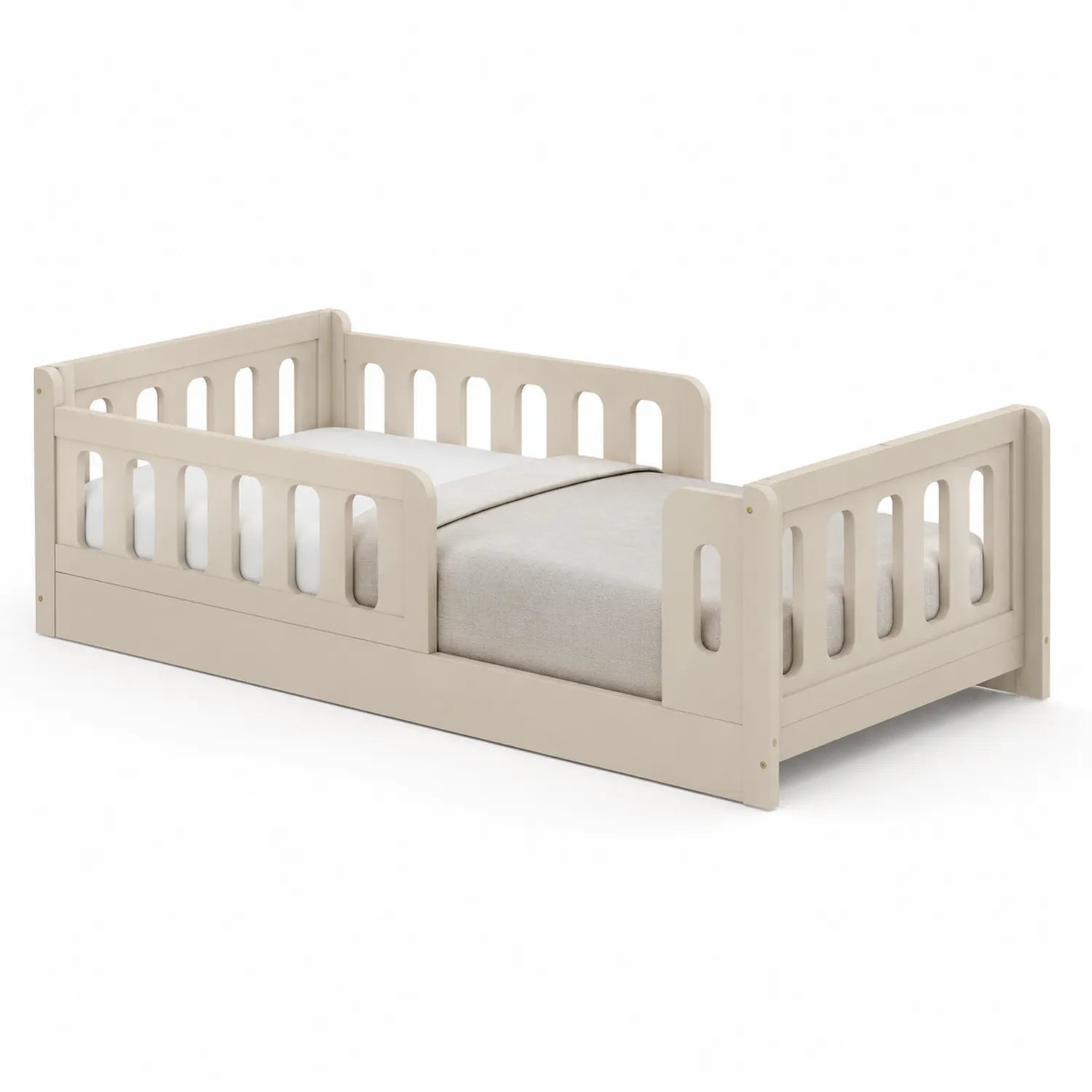 Kinderbett Holz Beige 140x70cm