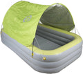Familien-Schwimmbecken, aufblasbar, mit UV-Schutz, für Outdoor-Spiele, robustes PVC, 6600g, Gelb
