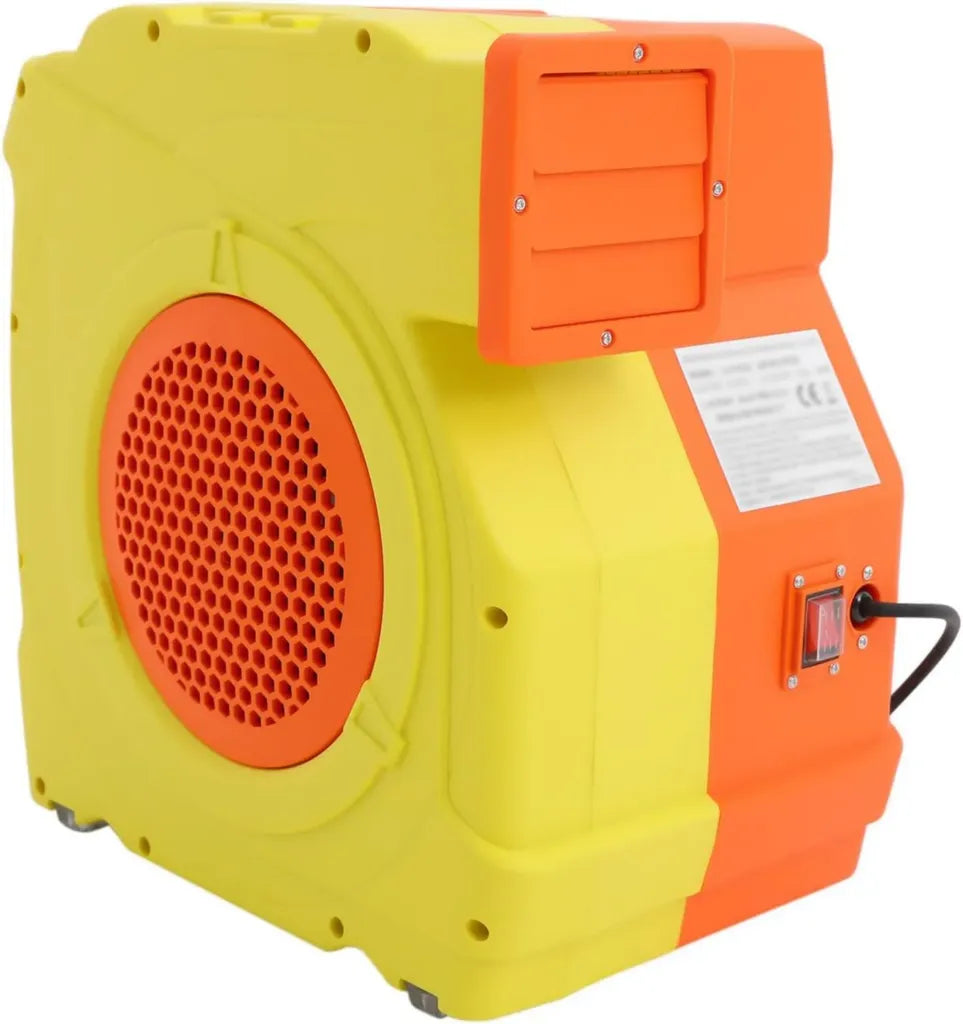 Kraftvolles 1600W Gebläse für Hüpfburgen und Wasserrutschen, Tragbare 2 PS Luftmaschine, 3300 U/min
