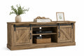 TV-Schrank Holzfurnier Braun mit Schiebetüren 150x40x60 cm