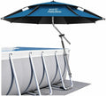 Verstellbarer Pool-Sonnenschirm für Aufstellpools mit Stahlrahmen