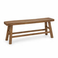 Holzbank aus Akazienholz Braun 100x30x45 cm