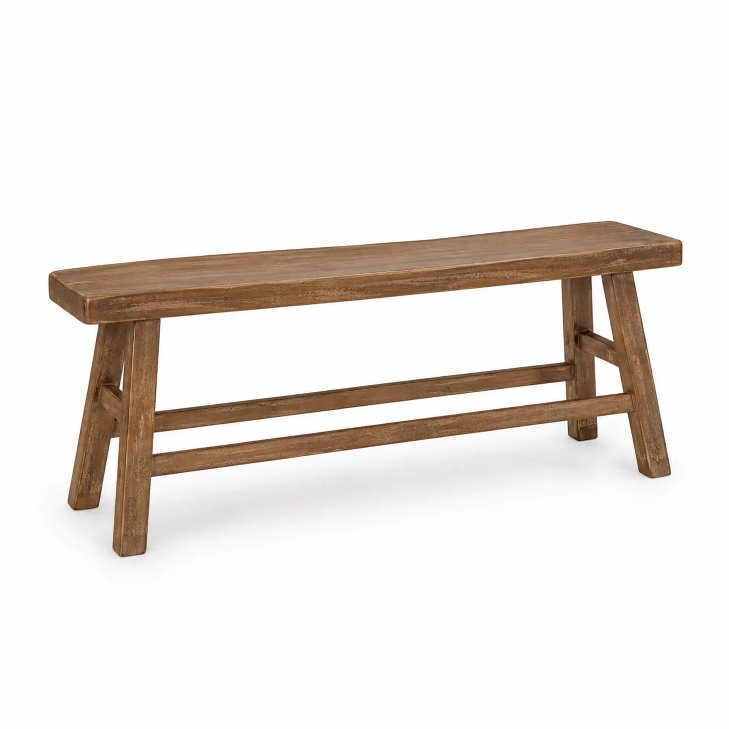 Holzbank aus Akazienholz Braun 100x30x45 cm