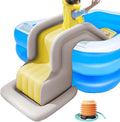 Aufblasbare Rutsche für Kinder - Sicherer Wasserspaß im Garten