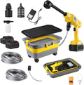 Kabelloser Hochdruckreiniger, 36 Bar mit 23L Wassertank und 6-in-1 Düse, ideal für Auto, Fenster und Pool