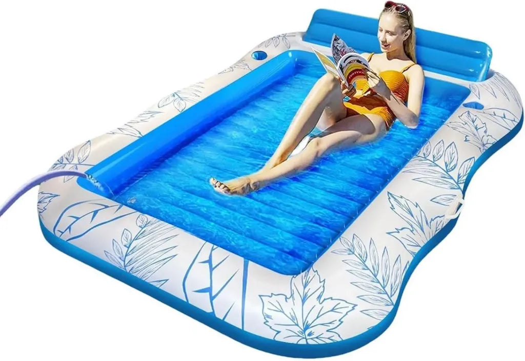 Aufblasbarer Sonnenliegen-Pool für Garten, Terrasse und Outdoor-Spaß